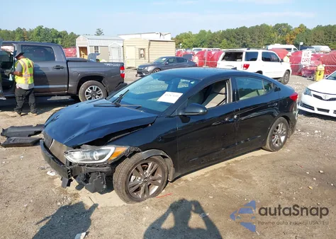 2018 Hyundai Elantra Sel z USA, uszkodzony, nr VIN 5NPD84LF7JH362753